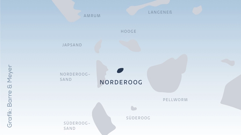 Karte Wattenmeer/Norderoog